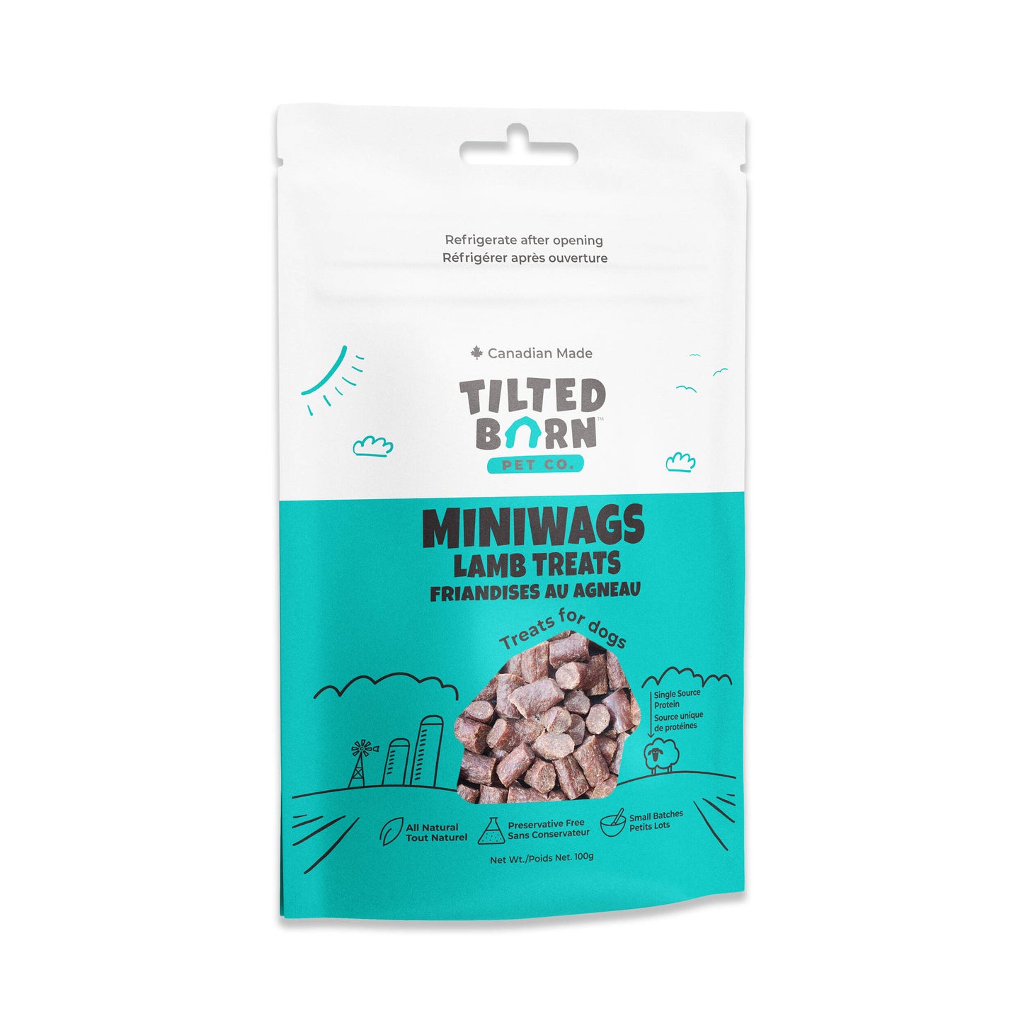 Tilted Barn Miniwags Lamb Treats 100g